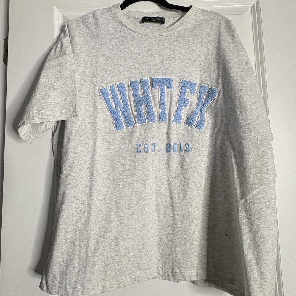 White Fox Oversize Give it Away T-Shirt